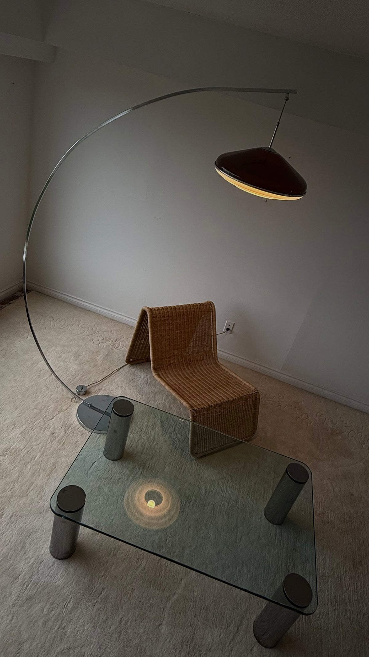 MCM CHROME Arch Lamp