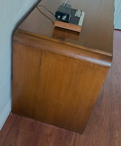 ART DECO WOOD DESK