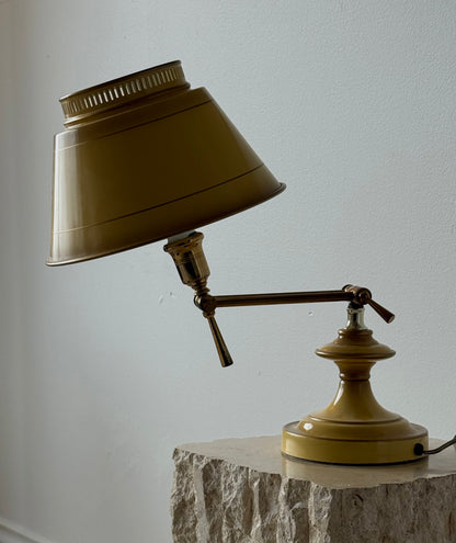 Vintage Adjustable Portable Enamel  and Brass