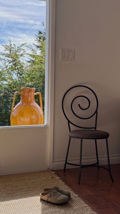 Post Modern Metal Spiral Chairs