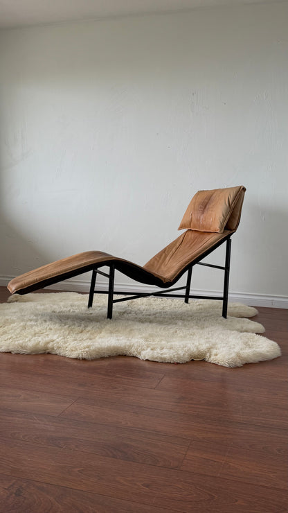 1980s CHAISE LONGUE 'SKYE' BY TORD BJÖRKLUND FOR IKEA