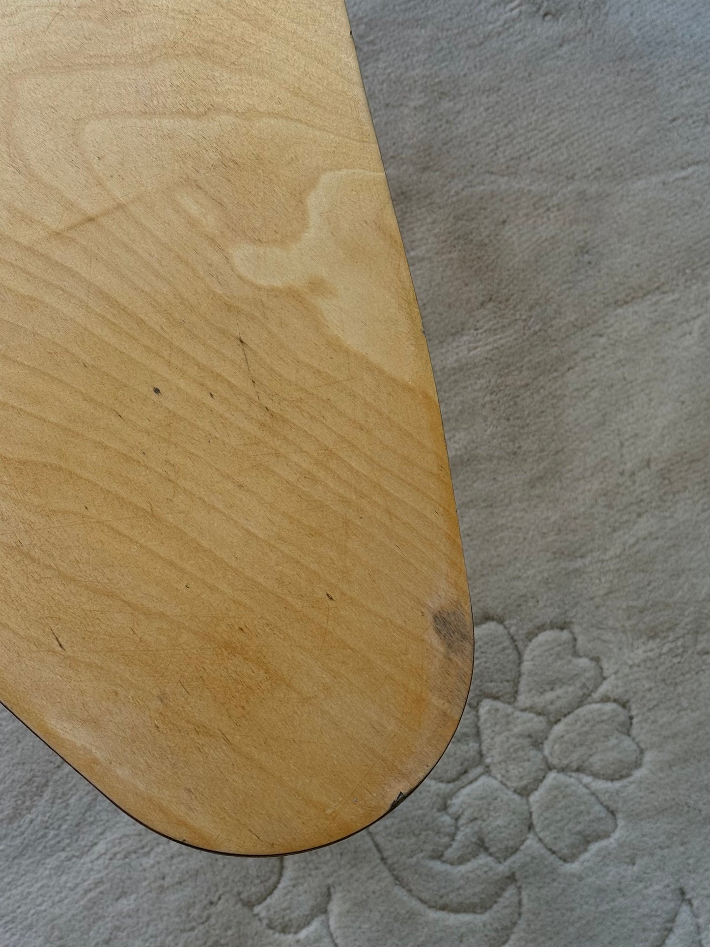 MCM Boomerang Plywood  Coffee Table