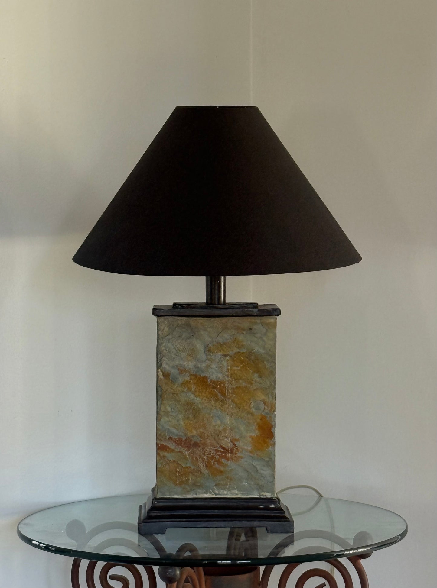 Vintage Natural Slate Table lamp