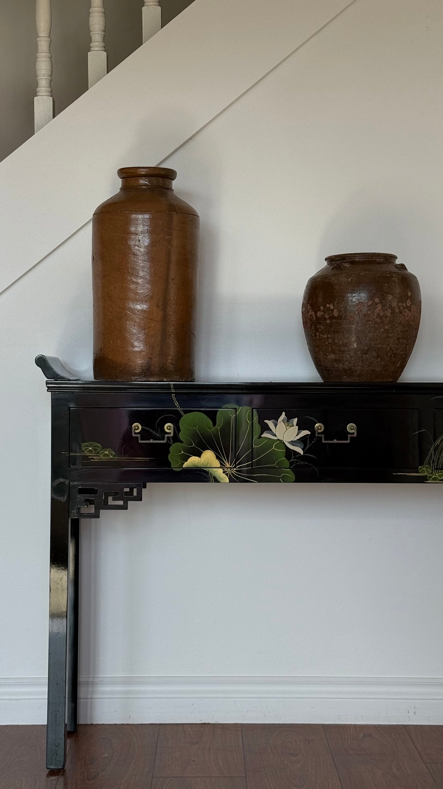 ca. 1970s CHINOISERIE STYLE CONSOLE TABLE