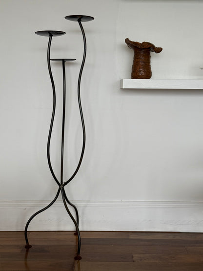 Hand Forged  Iron candelabra