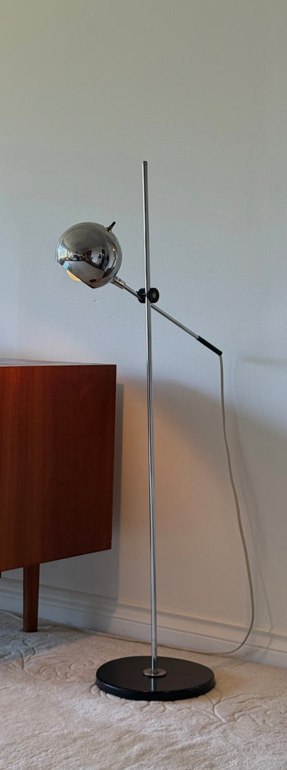 MCM ArticulatingChrome  Floor Lamp