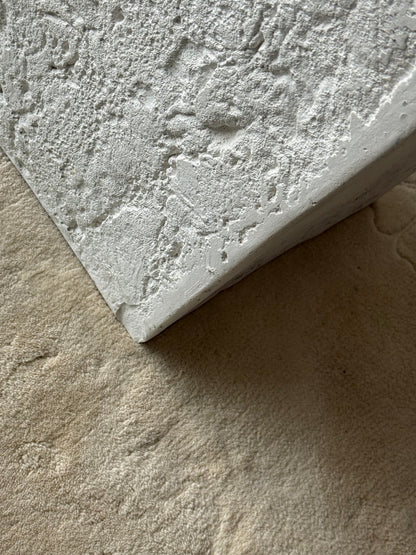 1980s TEXTURED PLASTER PLINTH