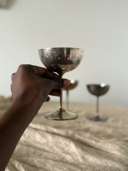 VINTAGE Silver plated Coupes
