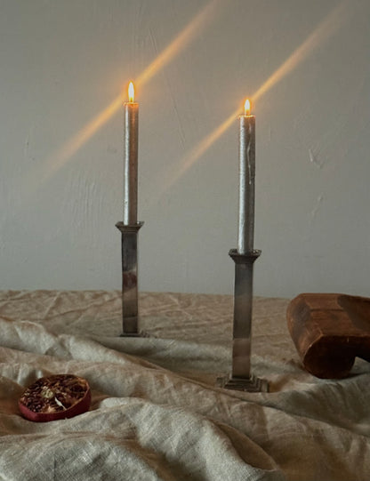 VINTAGE Silver-plated Candleholders