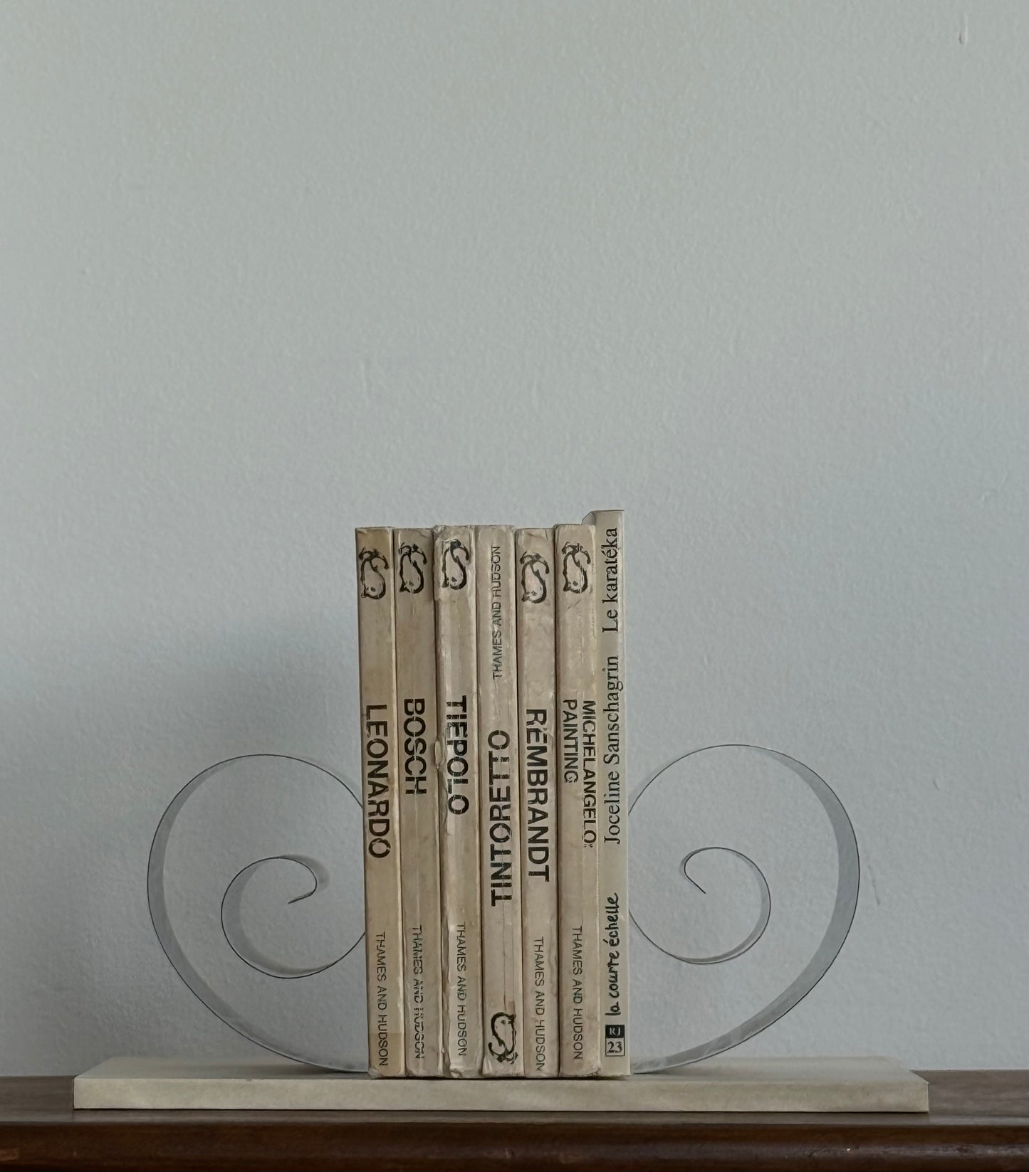 Vintage Chrome Spring Bookends