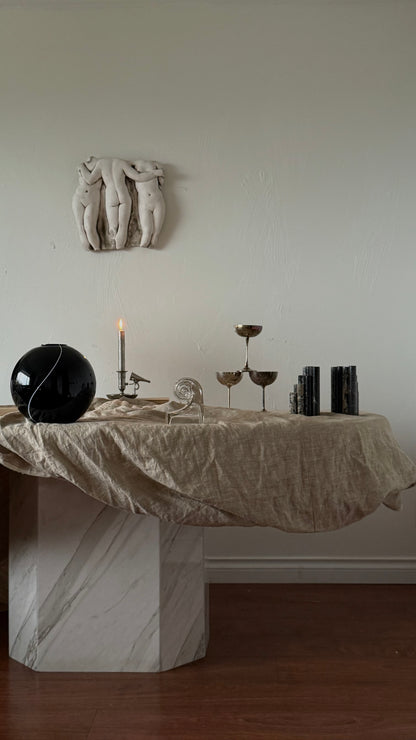 Post Mod  Art Glass SPHERE Vase