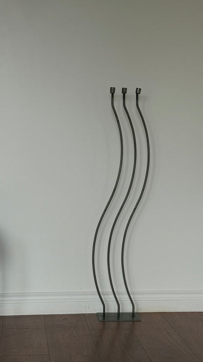 Post Mod Wavy Candle Holder