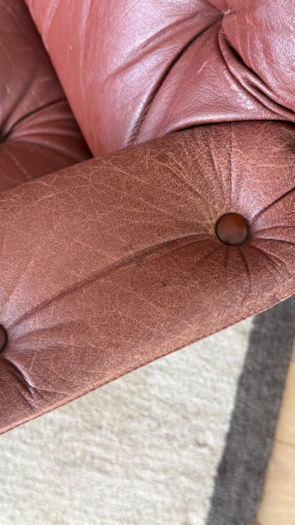 MCM Lounger and Ottoman