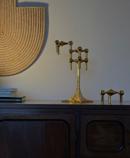 MCM STOFF NAGEL BRASS CANDLERHOLDERS