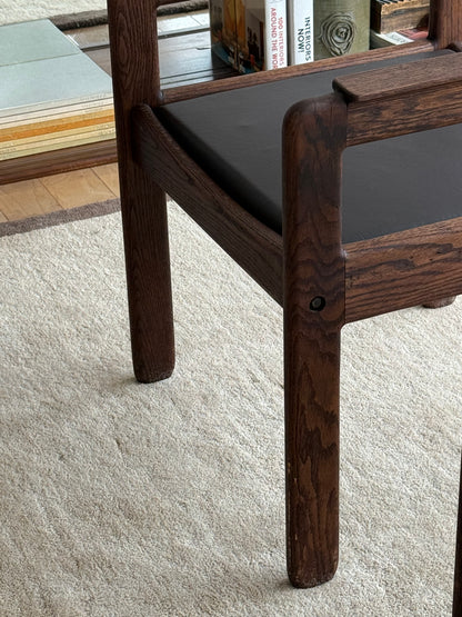 Vintage OAK & Aluminum Chairs