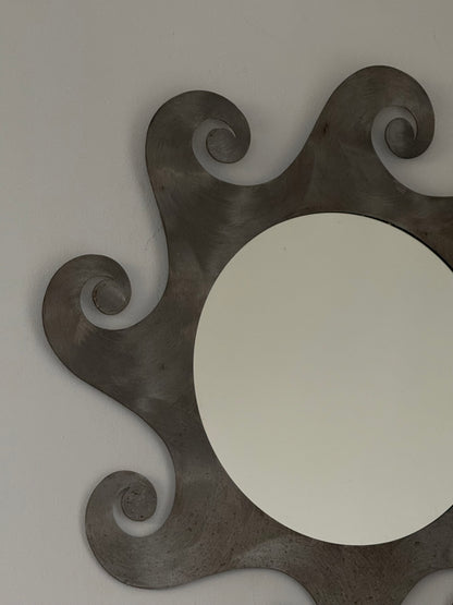 Ca. 1990s SPIRAL METAL MIRROR
