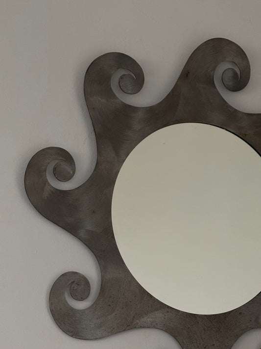 Ca. 1990s SPIRAL METAL MIRROR