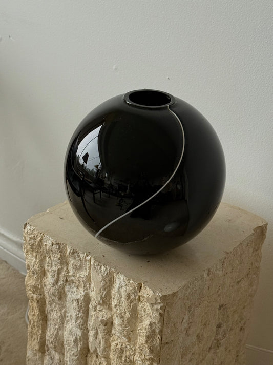 Post Mod  Art Glass SPHERE Vase