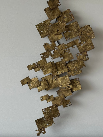 MCM BRUTALIST BRASS SCULPTURE