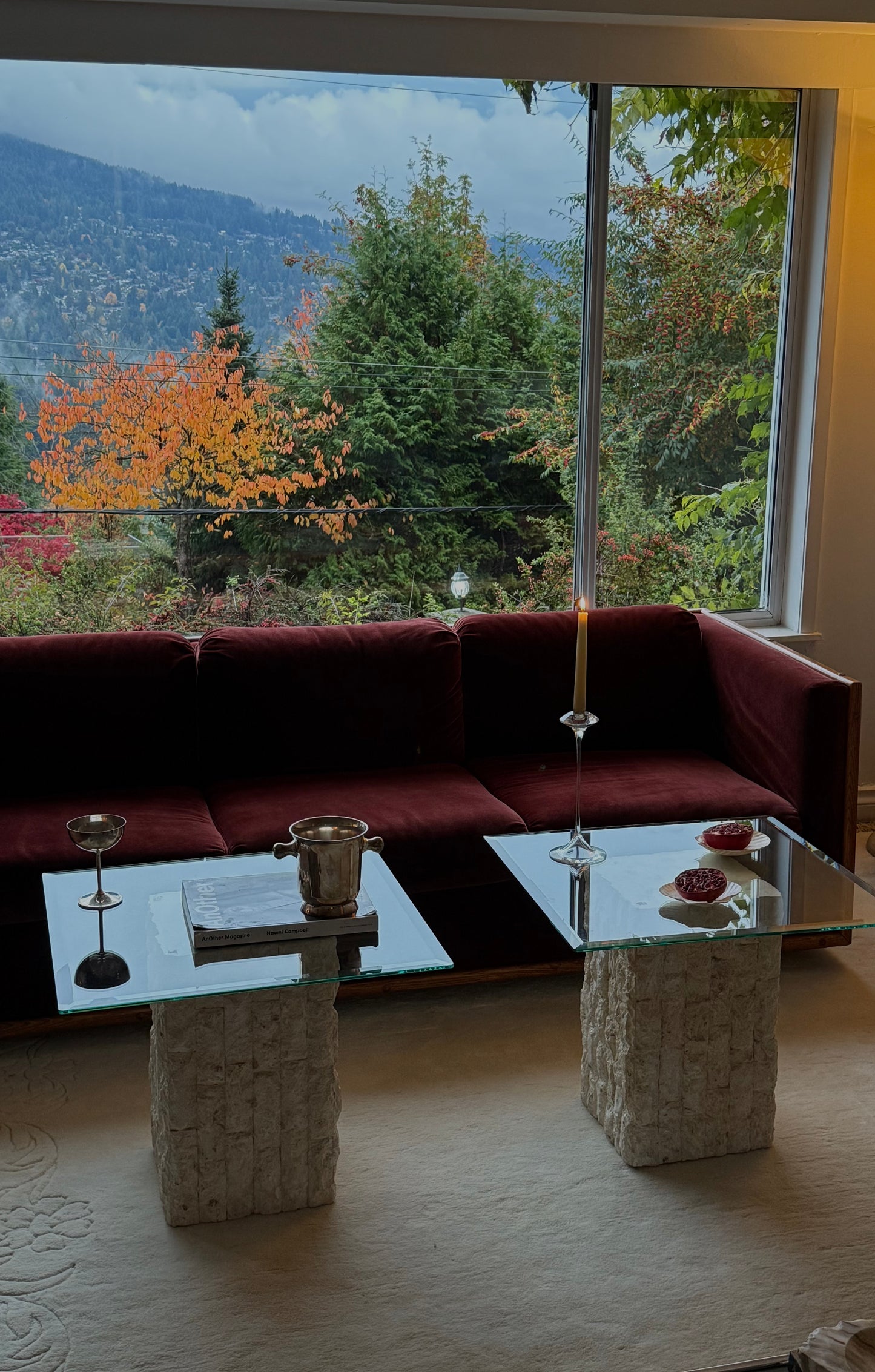 Vintage Tessellated Stone Tables