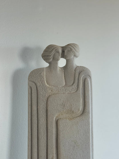 1970s MAR-bell Stone Art Sculpture