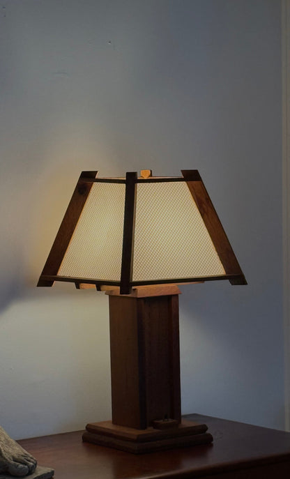 OOAK Vintage Architectural Lamp