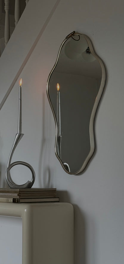 Vintage Spiral Aluminum Candleholder
