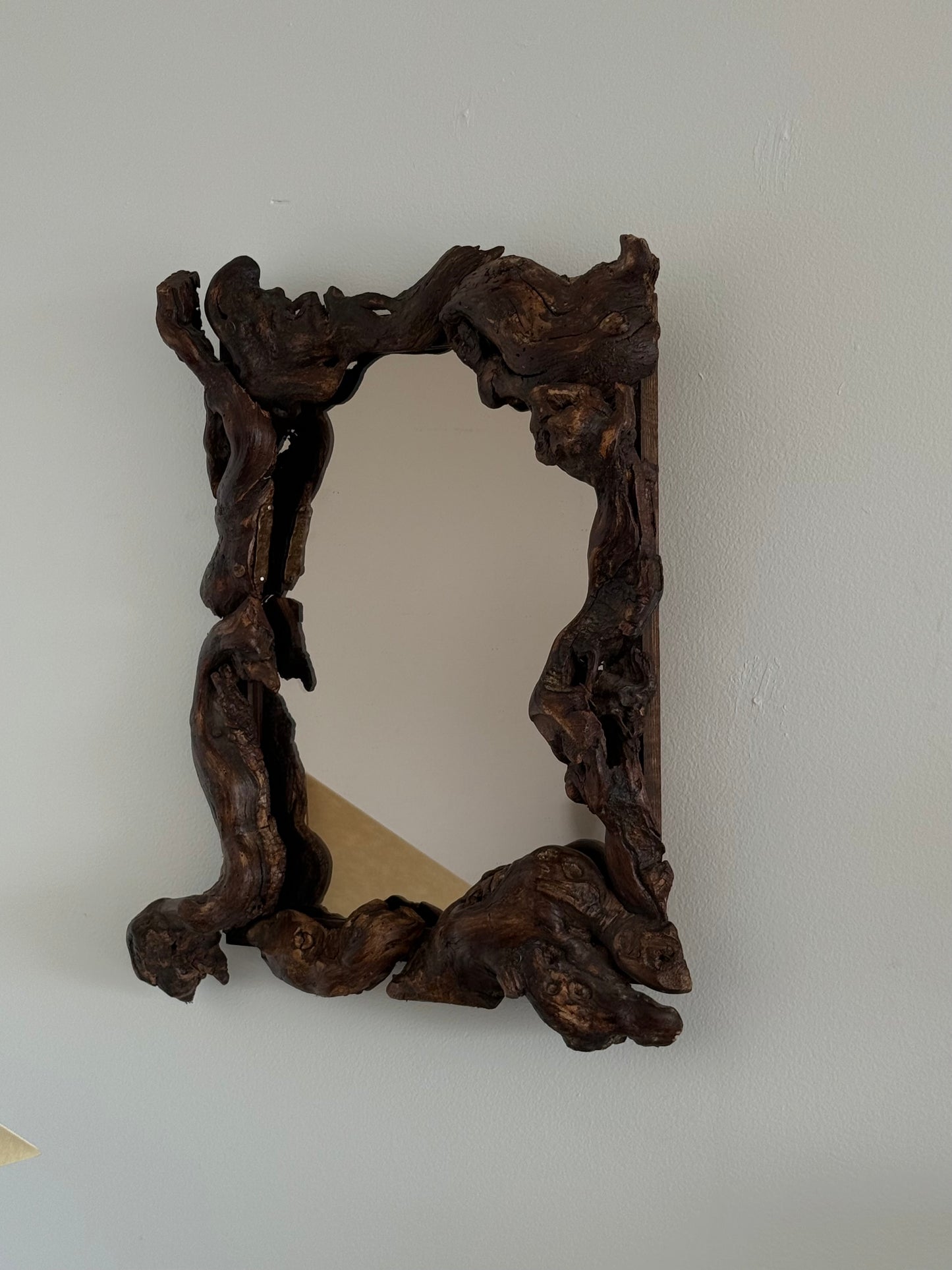 OOAK BURL WOOD MIRROR