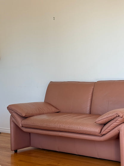 Post MOD Two Seater Leather SOFA