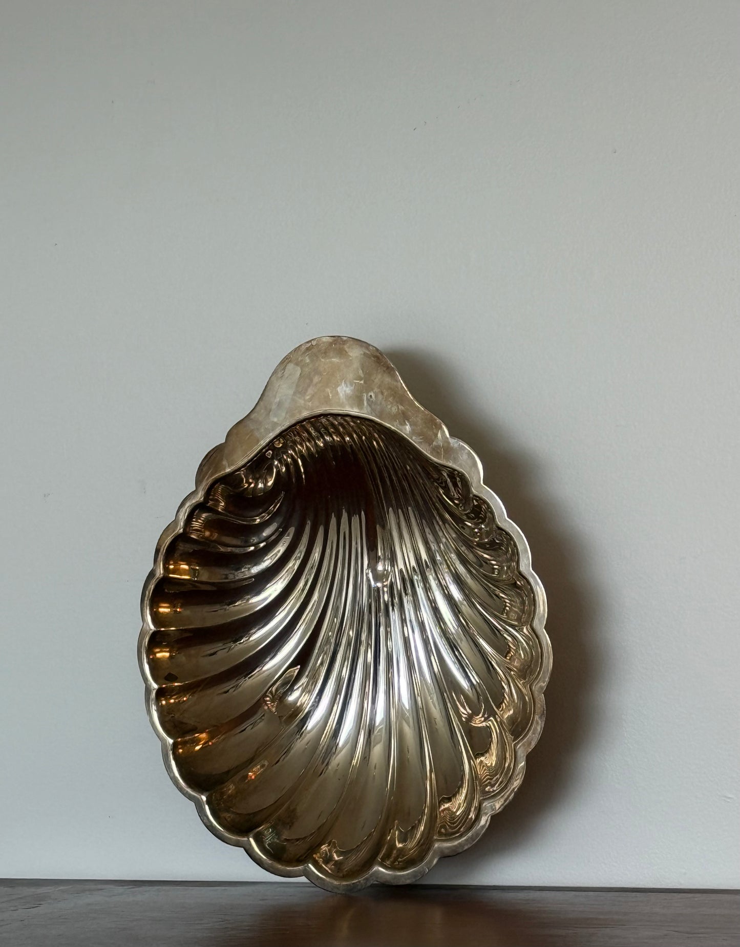 MCM silver plated  Shell Dishes