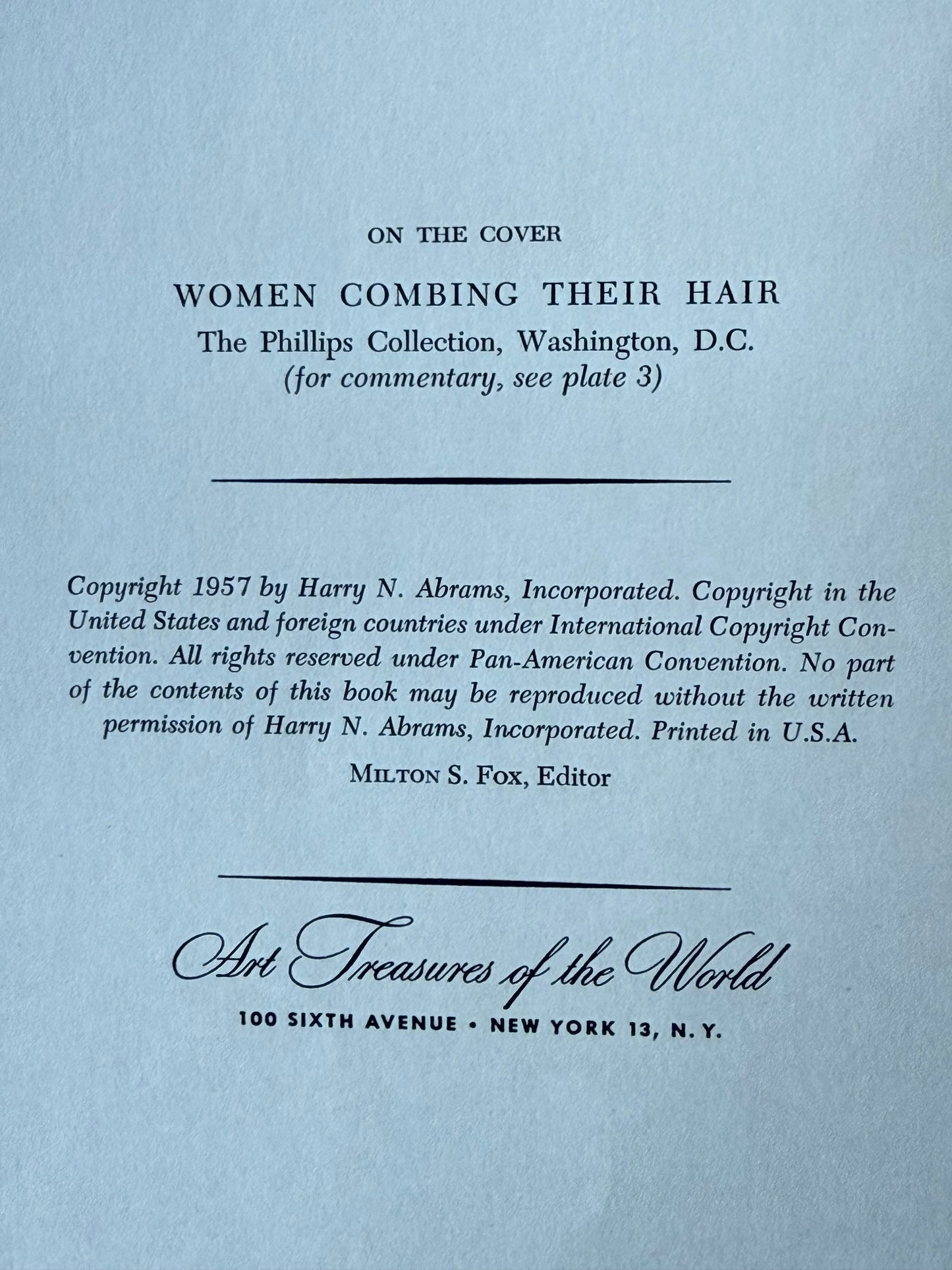 1957 women as seen by DEGAS BOOK