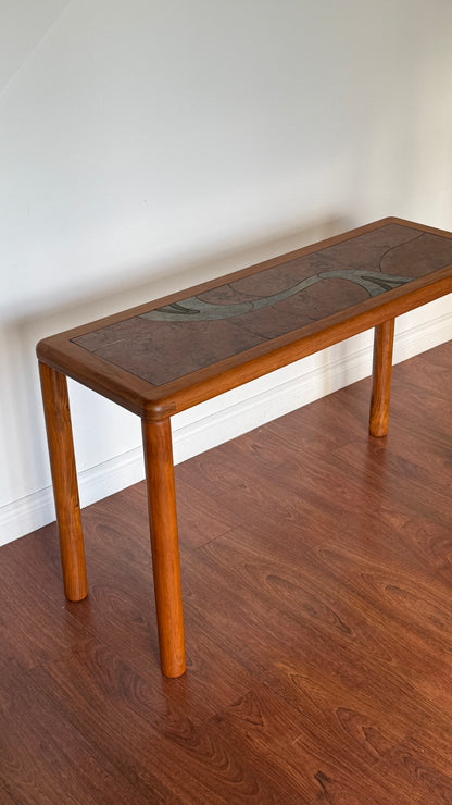 1970s Hasley Danish Console Table