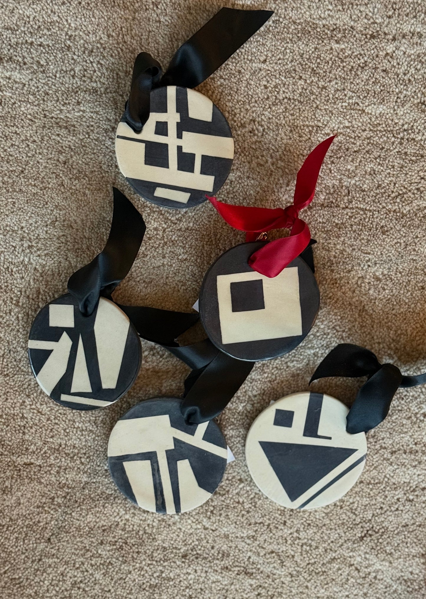 OOAK Pottery Ornaments by JEN THORPE