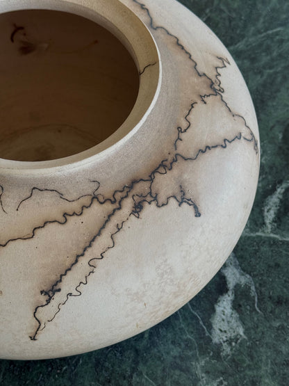 Circa 1980s Horse hair pottery