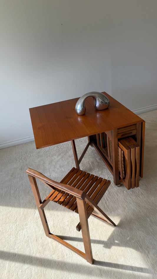 VINTAGE ALDO JACOBER STYLE DINING SET