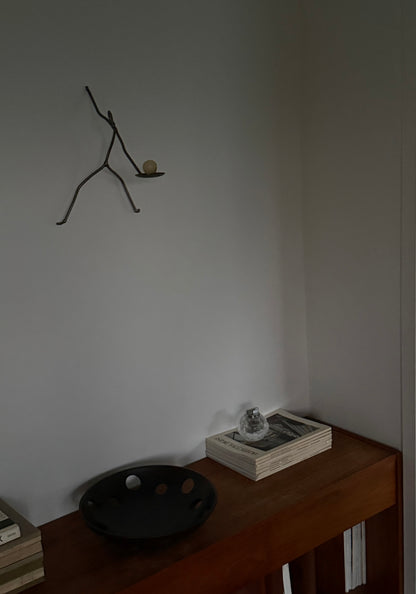 RARE 1990s Vintage Stick Figure Candle Sconces