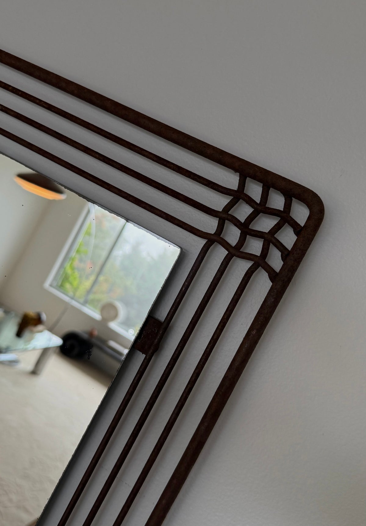 Hand Made Iron Mirror