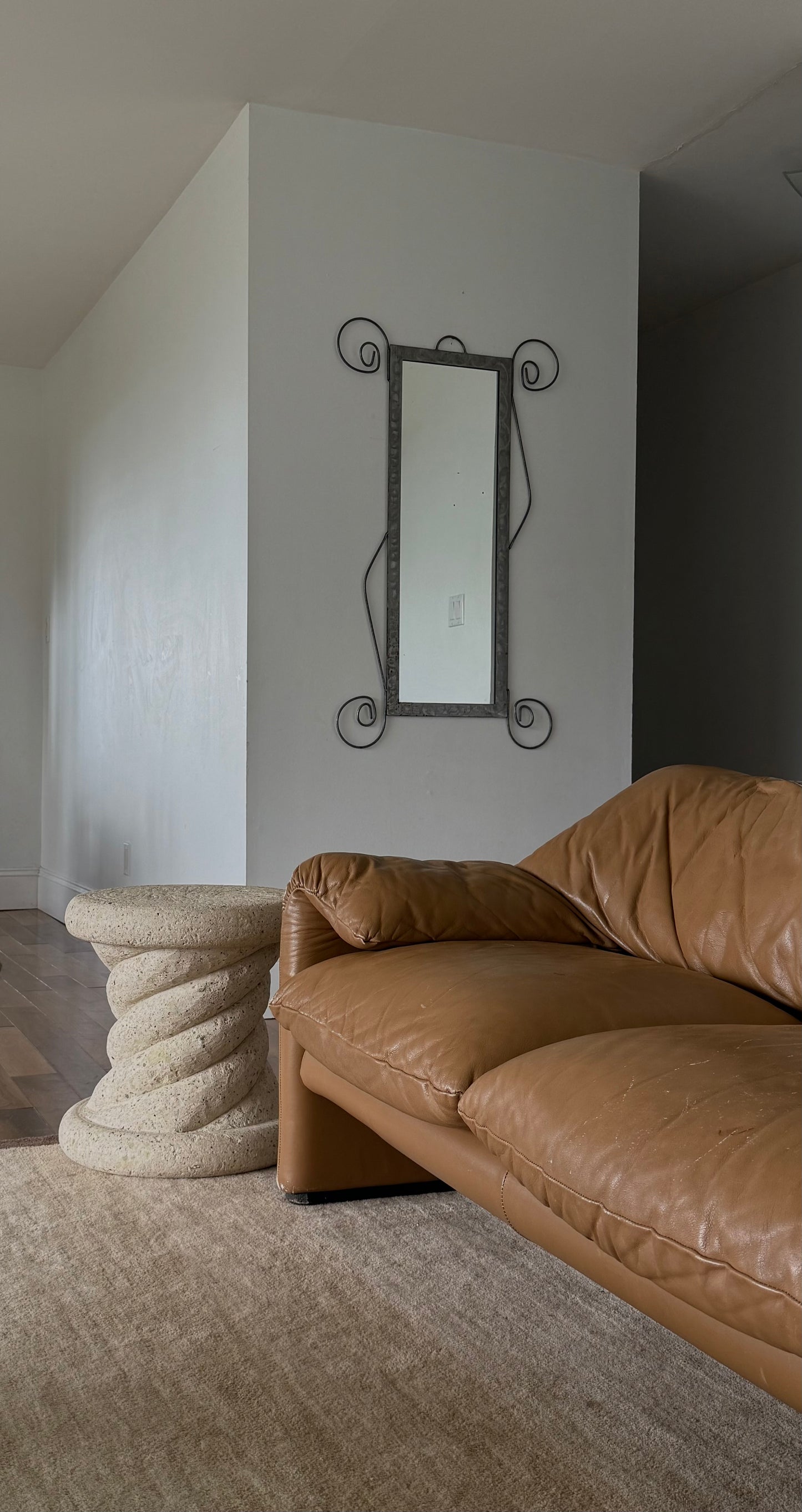 OOAK Vintage IRON & METAL Mirror