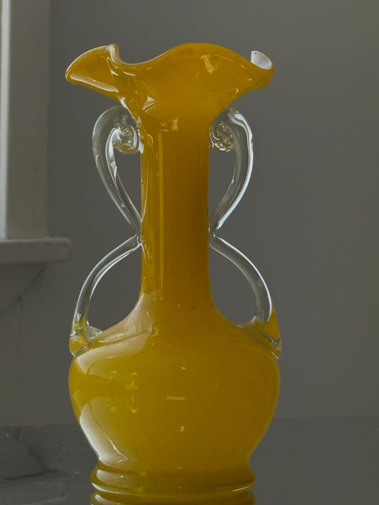 VINTAGE ITALIAN GLASS VASE