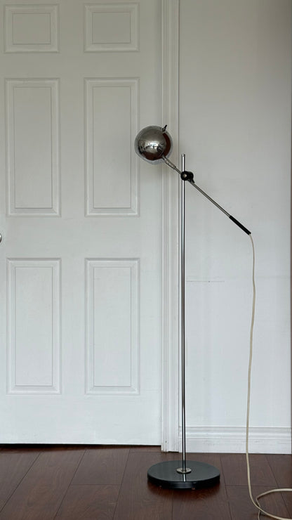 MCM ArticulatingChrome  Floor Lamp