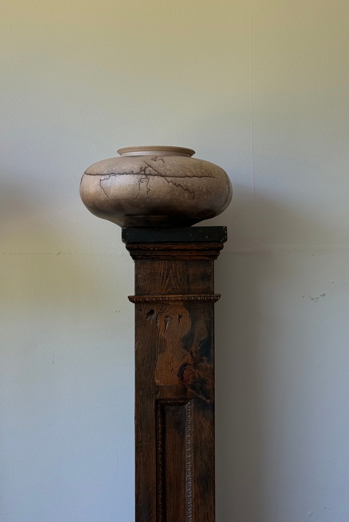 Circa 1980s Horse hair pottery