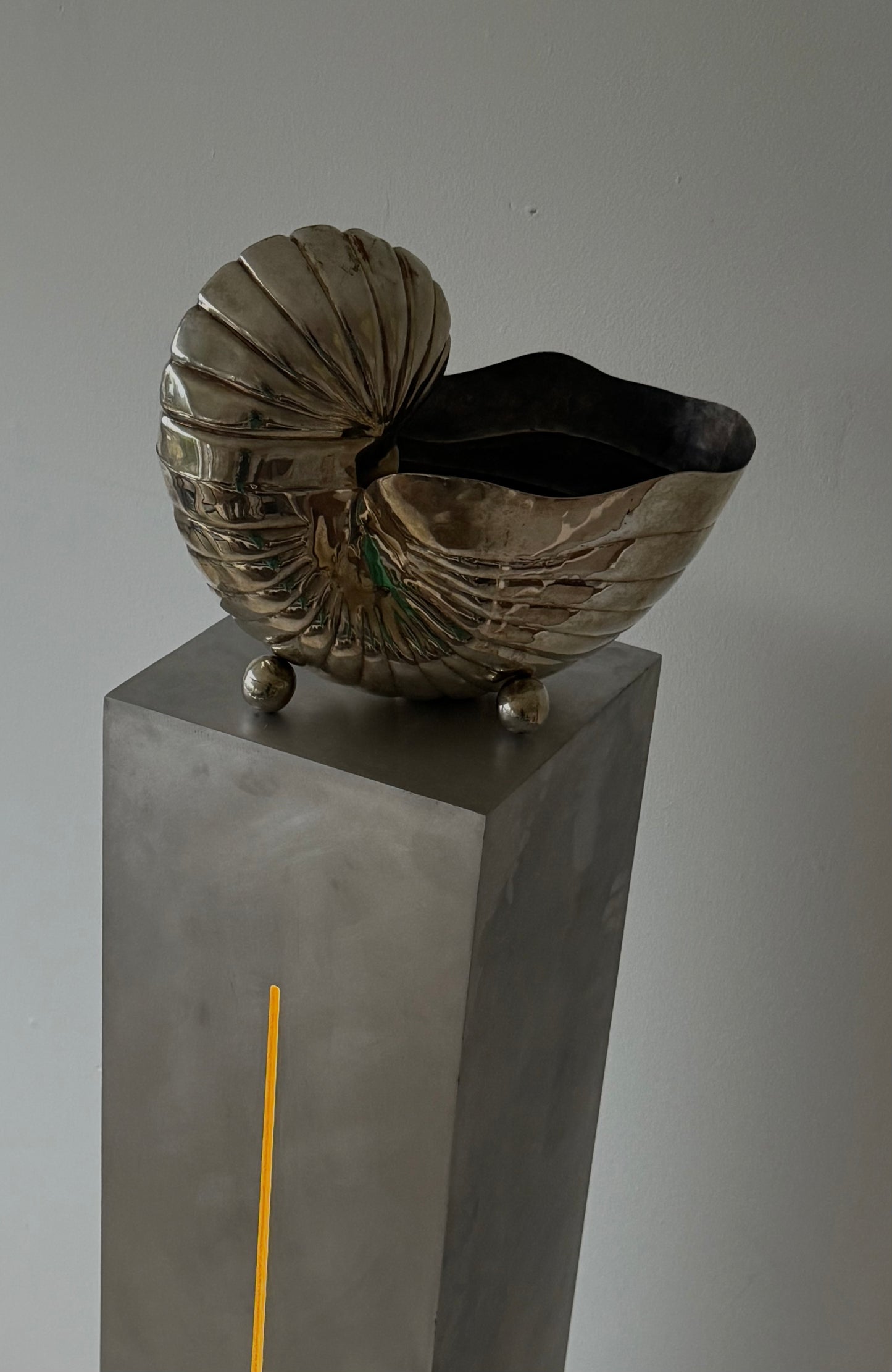 Vintage Silver  Plated  Nautilus Wine  Bucket