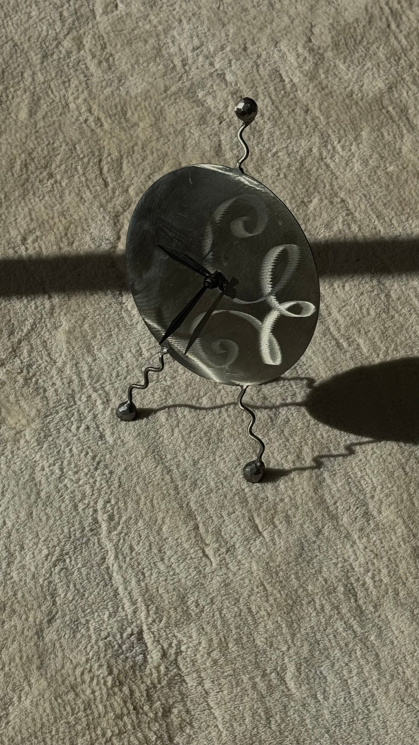 Post Mod Sculptural Clock