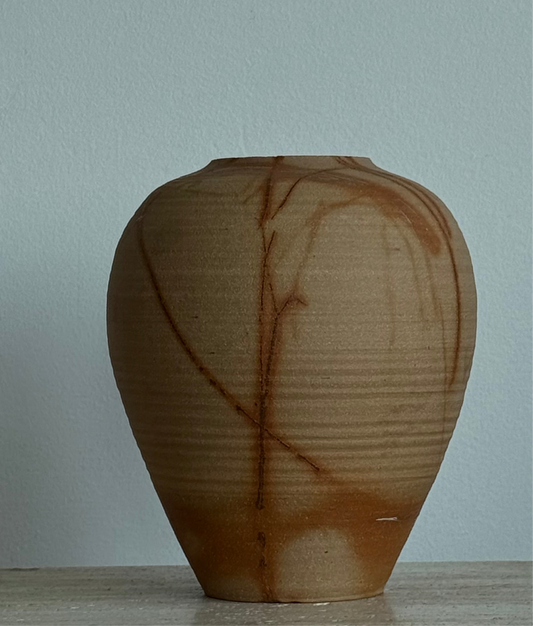 1980s Japanese Studio Pottery Decorative Vase