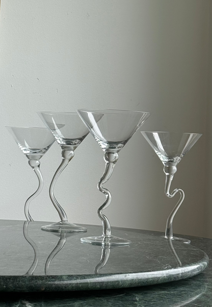 VINTAGE MARTINI GLASSES