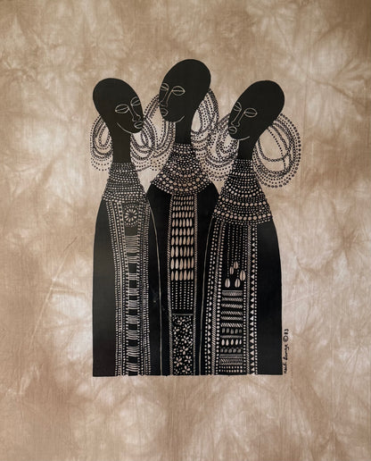 1983 Batik Art  by Heidi Lange