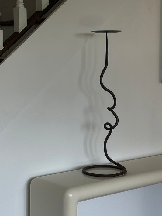 VINTAGE SQUIGGLY CANDLEHOLDER