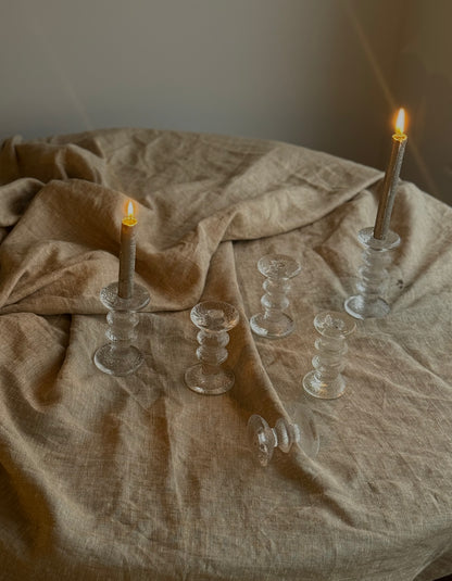 Vintage Festivo Ice Candlesticks