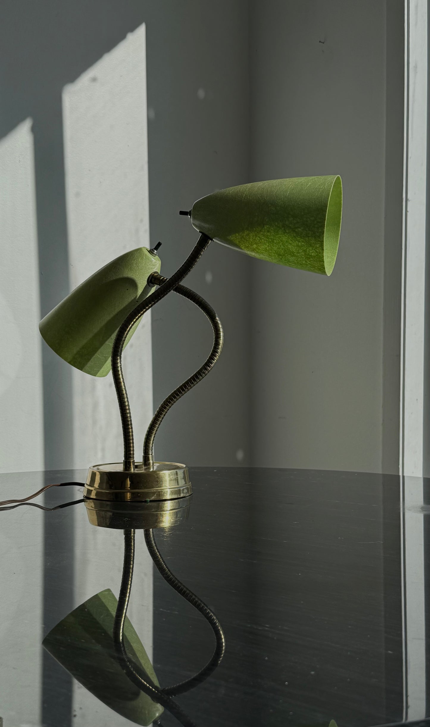 FIBREGLASS & GOOSENECK LAMP