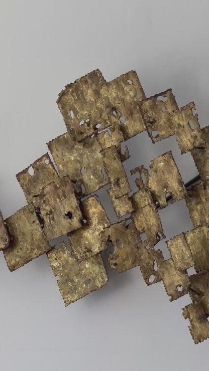 MCM BRUTALIST BRASS SCULPTURE